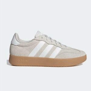 ADIDAS BARREDA Cream and White Sneakers